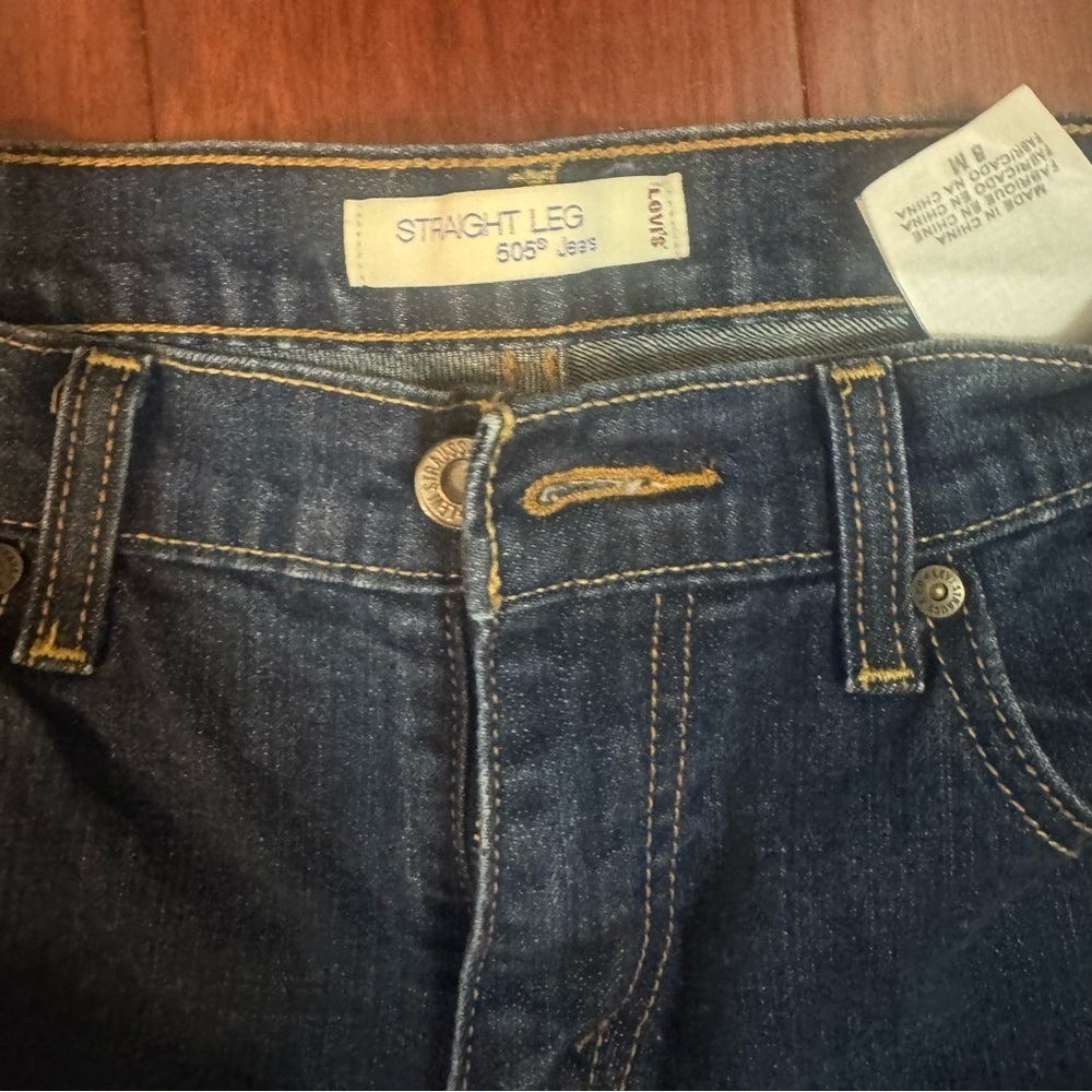 Levi's Red Label Dark Blue Women's Straight Leg Jeans Size 8 - Picture 6 of 6